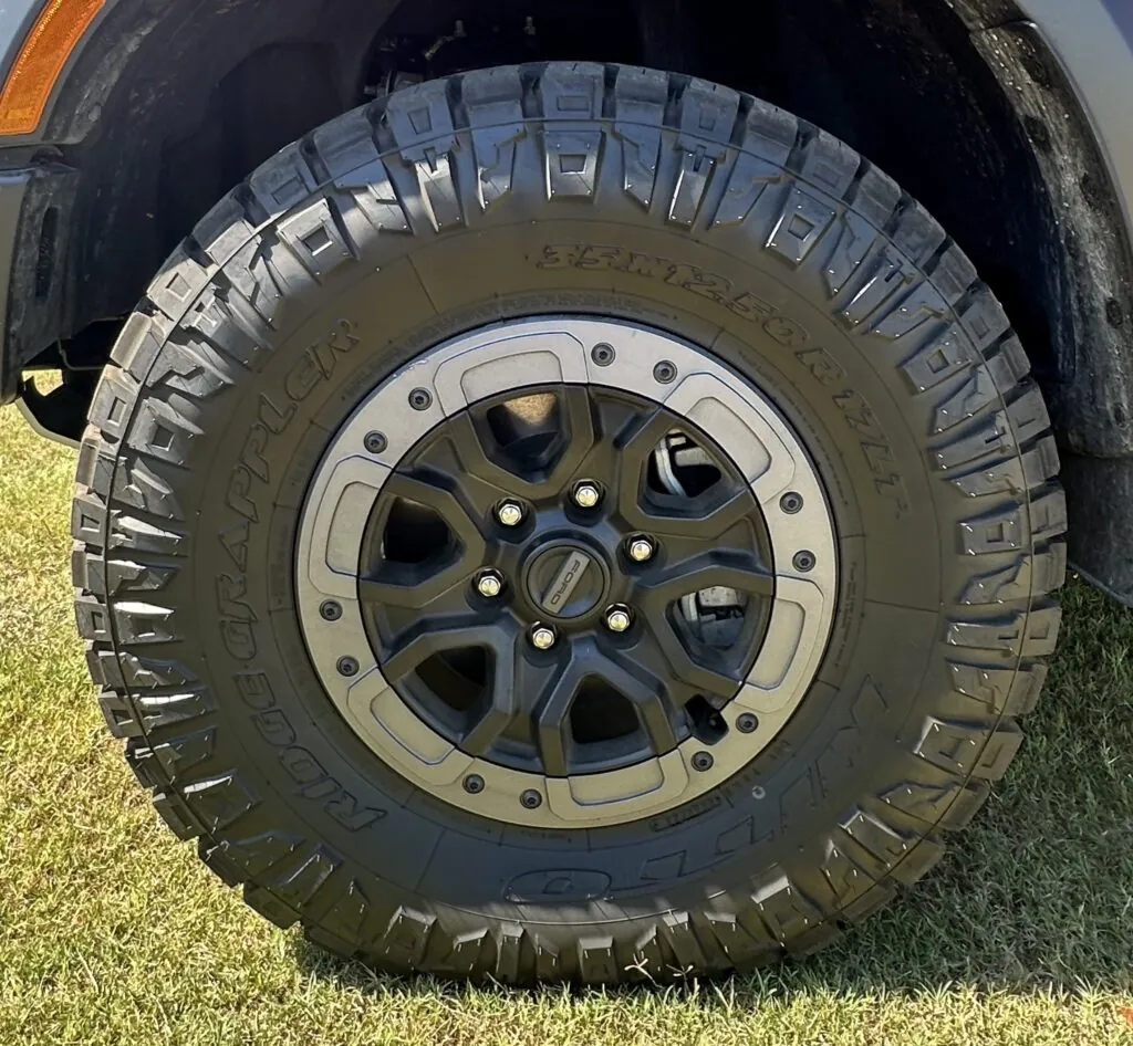 35" Nitto Ridge Grappler Tires installed on 2024 Ford Ranger Raptor