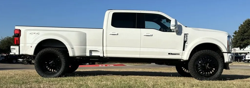 2024 Ford F450 Platinum Dually, expertly customized by Truxx Outfitters