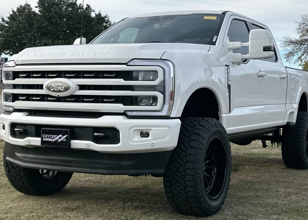 2024 Ford F250 Super Duty King Ranch with Full Chrome Delete with Custom Paint Matched Trim