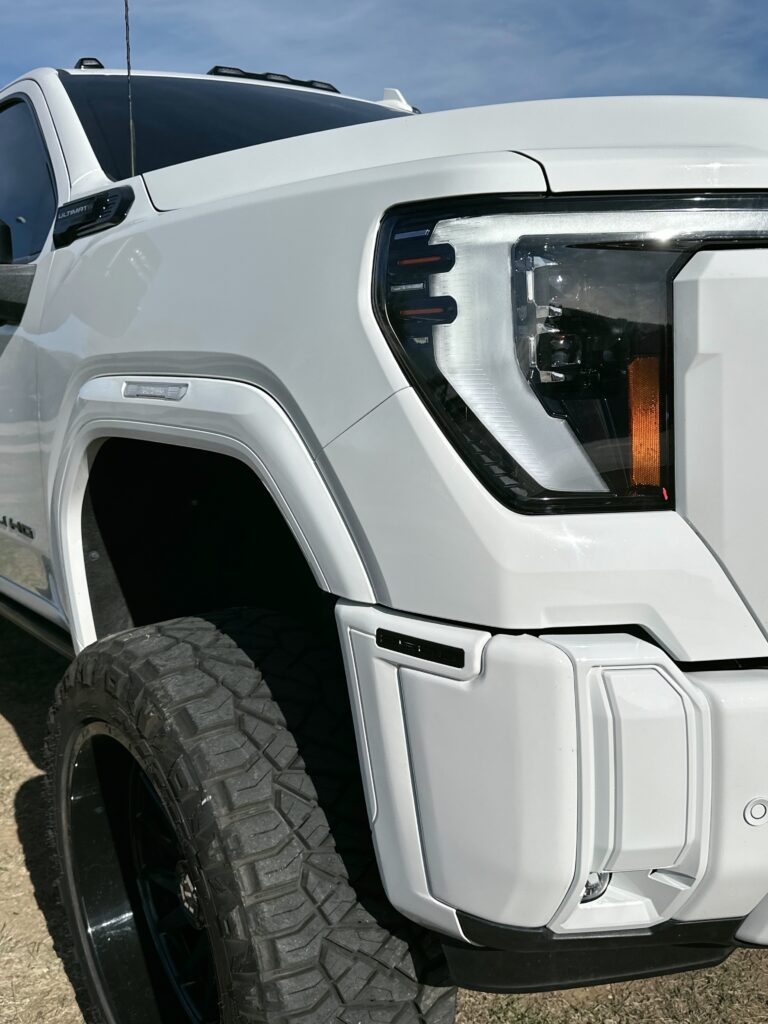 2024 Ford F450 Platinum Super Duty with Custom Color Match Full Chrome Delete 